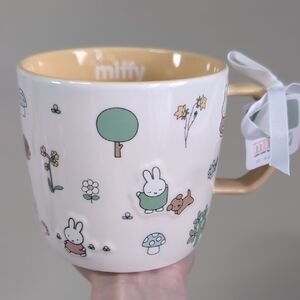Miffy x Magenta Pastel Spring Mug With Allover Graphics 🐰🌸